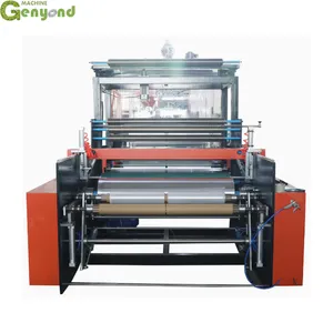 LLDPE LDPE Single Layer or Double Layer Stretch Wrap Film Making Machine thumbnail-1