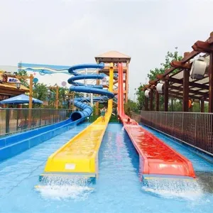 Large Water Park Slides, Directly Supplied by the Manufacturer. Suitable for Parks and Scenic Areas. Fiberglass Water Slides thumbnail-5