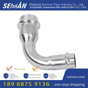 National Standard 316l Thin-wall Stainless Steel Pipe, Double Compression Fittings, Plastic-coated Cold and Hot Water Supply Pipes, Original Manufacturer thumbnail-1
