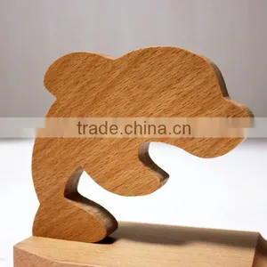 Christmas Decorative Wooden Craft Display Mobile Phone Bracket,security Display Bracket for Cell Phone thumbnail-5