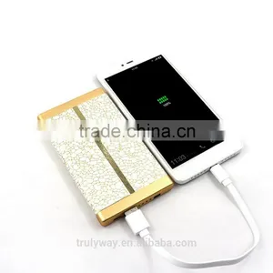 OEM/ODM 8000mah Mobile Leather Power Bank thumbnail-4