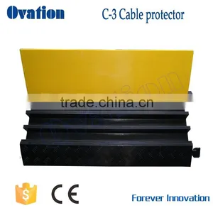 Lower Factory Price 2/3/5/channels Yellow and Black Rubble Cable Protector thumbnail-4