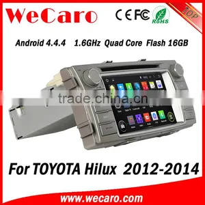 Wecaro Android 4.4.4 Car Dvd Player Quad Core for Toyota Hilux Car Dvd Player Audio System 2012 2013 2014 thumbnail-1