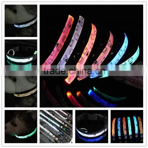 Led Shining Dog Collars on Neck, Glow in the Dark thumbnail-5