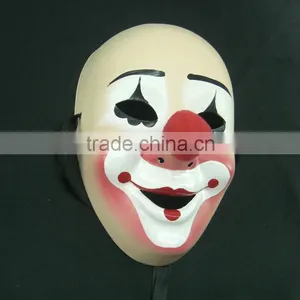Plastic Joker Mask Big Red Mouse Hand Painted For Masquerade thumbnail-1