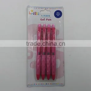 Promotional Gel Pen Platic School Retractable Pen thumbnail-1