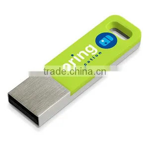 Design Metal USB Flash Drive 1gb With Hoop thumbnail-2