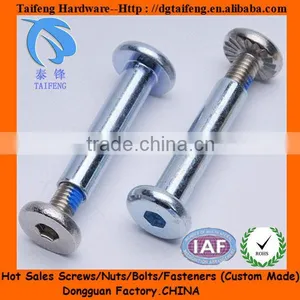 Carbon Steel Connector Screw and Nut With Nylok thumbnail-1