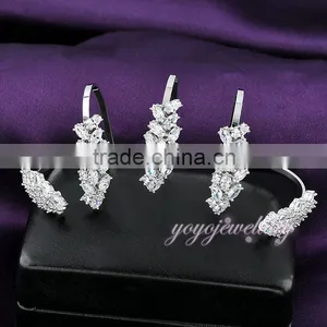 Wholesale Cheap Fashion Jewelry Zircon Hand Palm Bracelet thumbnail-3