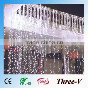 3m x 3m With 400 Leds LED Curtain Light / Decoration / Christmas / Fairy / Festival / Novelty Light Lamp Bulb String Strips Quality Choice thumbnail-1