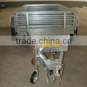Hot Dipped Galvanized Hydraulic Tipping Box Trailer/ Tipper Trailer/ Farm Trailer thumbnail-2