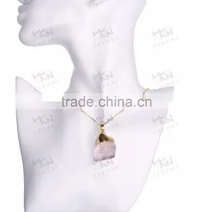 Fashion White Natural Crystal Pendant Necklace Quality Choice thumbnail-4