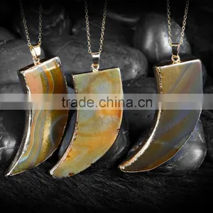 Top Sale Long Chains Necklace / Popular Long Chains Amber Necklace thumbnail-3