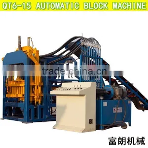 Ultifunctional QT 6-15 Grave Used Paving Cheap Concrete Brick Making Machines Export Egypt thumbnail-1
