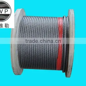 4x31SW+FC-8.3mm Hot Dipped Galvanized Steel Wire Rope Application for Lifting Platform thumbnail-1