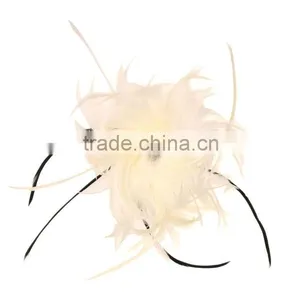 Fancy Feather Hair Fascinator/Clip/Barrettes thumbnail-4