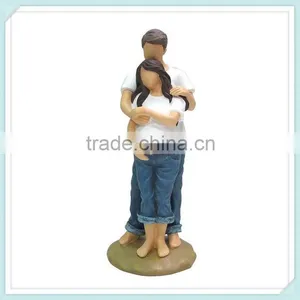 Polyresin Pregnant Bride Wedding Cake Topper Figurine thumbnail-1