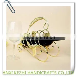KZ9-60012 Bottle Frame, Wrought Iron Creative Sunflower Wine Rack Table Decoration thumbnail-5