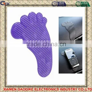 Foot Shape Sticky Anti-Slip GEL Pad for Mobile, Sunglasses, Coins thumbnail-1