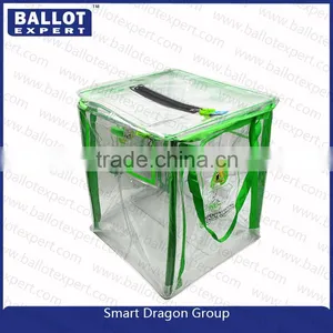 Foldable PVC Ballot Bag From Voting System Manufacturer thumbnail-3