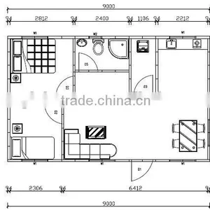 Good Quality Easy Assembled Foamed Cement Panel Two Bedroom Prefabricated House Supplier's Choice thumbnail-3