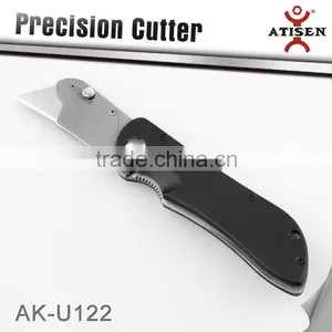 SPEED RELEASE FOLDABLE UTILITY KNIFE, TWINE BOX CUTTER With Back Clip thumbnail-1