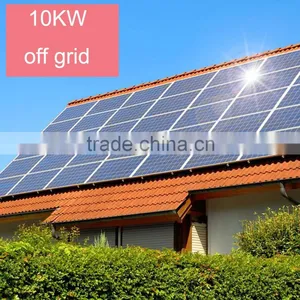 High Efficiency and Good Quality 10KW 96V Solar Power off Grid Systems For Home Use Quality Choice thumbnail-1