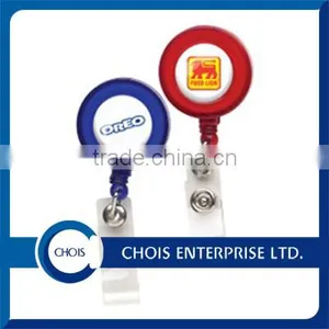 Promotion Custom Carabiner Hook Plastic Badge Reel, Retractablce Badge Holder thumbnail-6