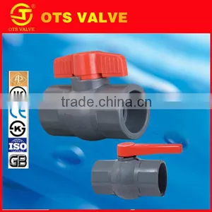 QV-DS009 DIN /ASTM Industrial/water Supply/2 Inch Pvc Ball Valve thumbnail-1