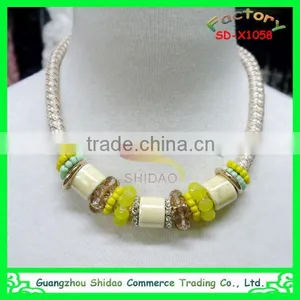 Hot Sale Handmade Rhinestone Beaded Neckline thumbnail-1