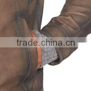 Black Shade Brown Leather Jacket thumbnail-3