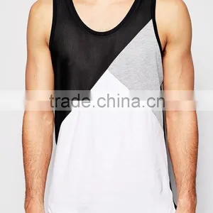 Plus Size Vest Men Mesh Tank Top Cotton Wholesale Running Singlet Custom Design thumbnail-4