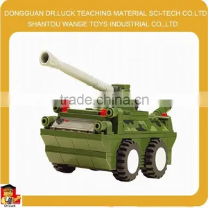DIY Plastic Building Blocks Military Toys for Kids Tank thumbnail-1