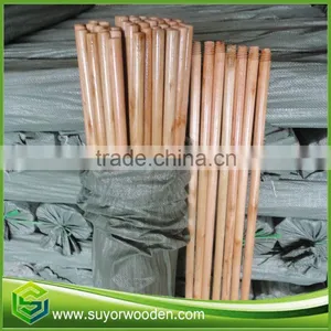 China Wood Handle Stick With Plastic Black Cap For Mop Varnish Holder thumbnail-6