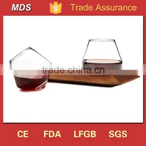 Cognac Unique Shape Wobbly Rocking Whisky Glass Quality Choice thumbnail-2