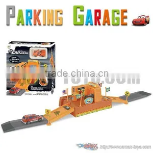 Ht-P0688 Park & Play Service Garage With 1 Plastic Car thumbnail-1
