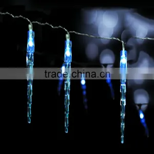 Xmas 10LED Icicle Light Chain thumbnail-1