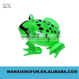 Plastic Inflatable Green Frog Toys thumbnail-1
