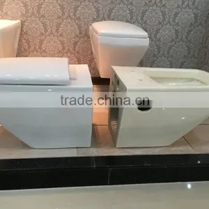 Square One Piece Wall-Hung Toilet/ P-trap Wash Down Toilets KE01 thumbnail-3