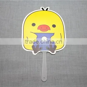 2016 Hot Selling pp Animal Print Hand Fan Small Hand Fan Advertising Fan for Children thumbnail-4