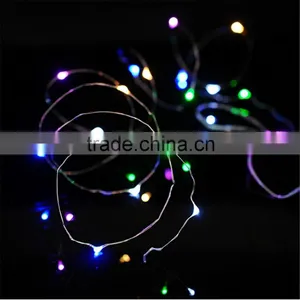 4M 13FT 40led 3 AA Battery Powered Decoration LED Copper Wire Fairy String Lights Lamps for Christmas Holiday Wedding Party thumbnail-1