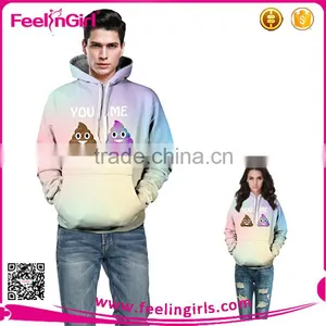 Wholesale Hooded Couple Lover Sweatshirt Long Sleeve thumbnail-4