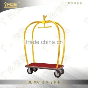 XL-007 Five Stars Stainless Steel Bellman Luggage Cart/Trolley thumbnail-1