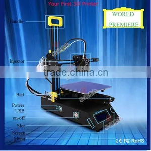 2016 New Year and Full Color Metal Frame 3D Printer China Gold Supplier thumbnail-1