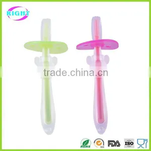 Silicone Toothbrush With Silicone Bristle thumbnail-1