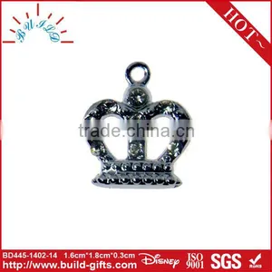 Crown Shaped Pendant Rhinestone Pendant thumbnail-1