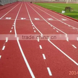 High Quality Low Price IAAF Certification Compound Running Track, Sandwich System Sports Running Track thumbnail-6