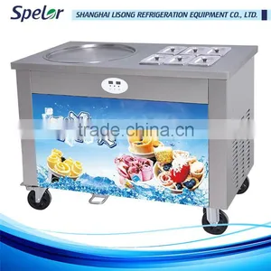 Stainless Steel Thailand Fry Ice Cream Machine thumbnail-1