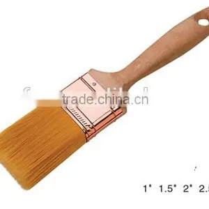 Wood Handle Nylon Paint Elbow Brush thumbnail-1