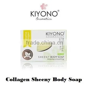 "KIYONO" COLLAGEN SHEENY BATH BODY SOAP FOR SMOOTH AND BRIGHTEN SKIN 100 g. thumbnail-1